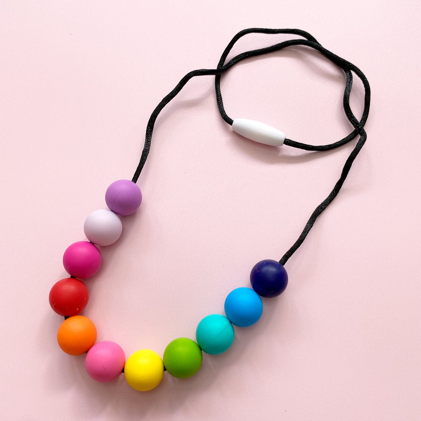 Aurora Rainbow Silicone Mumma Necklace