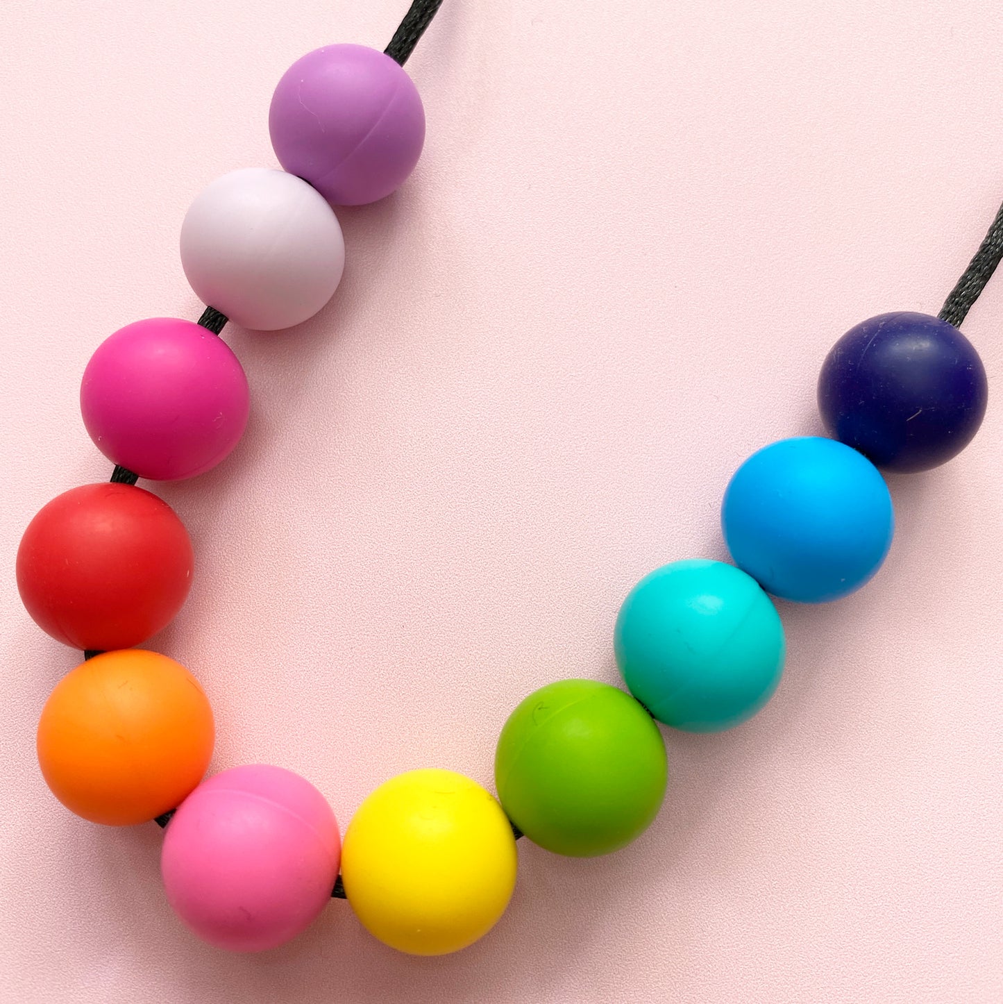 Aurora Rainbow Silicone Mumma Necklace