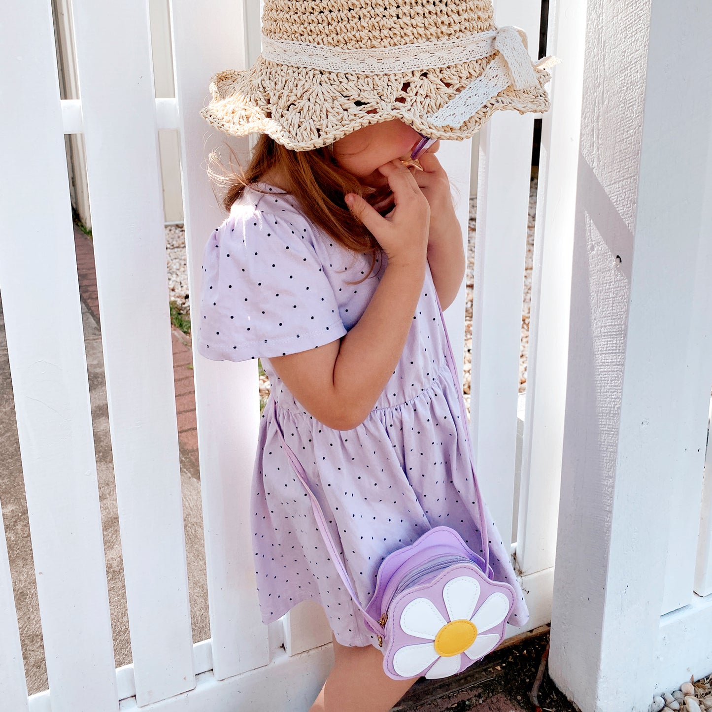 Daphne Wildflower Bag - Periwinkle Purple
