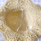 Bonnie Straw Hat with Lace Bow - Beige