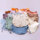 Nellie Ruffle Frill Muslin Bib