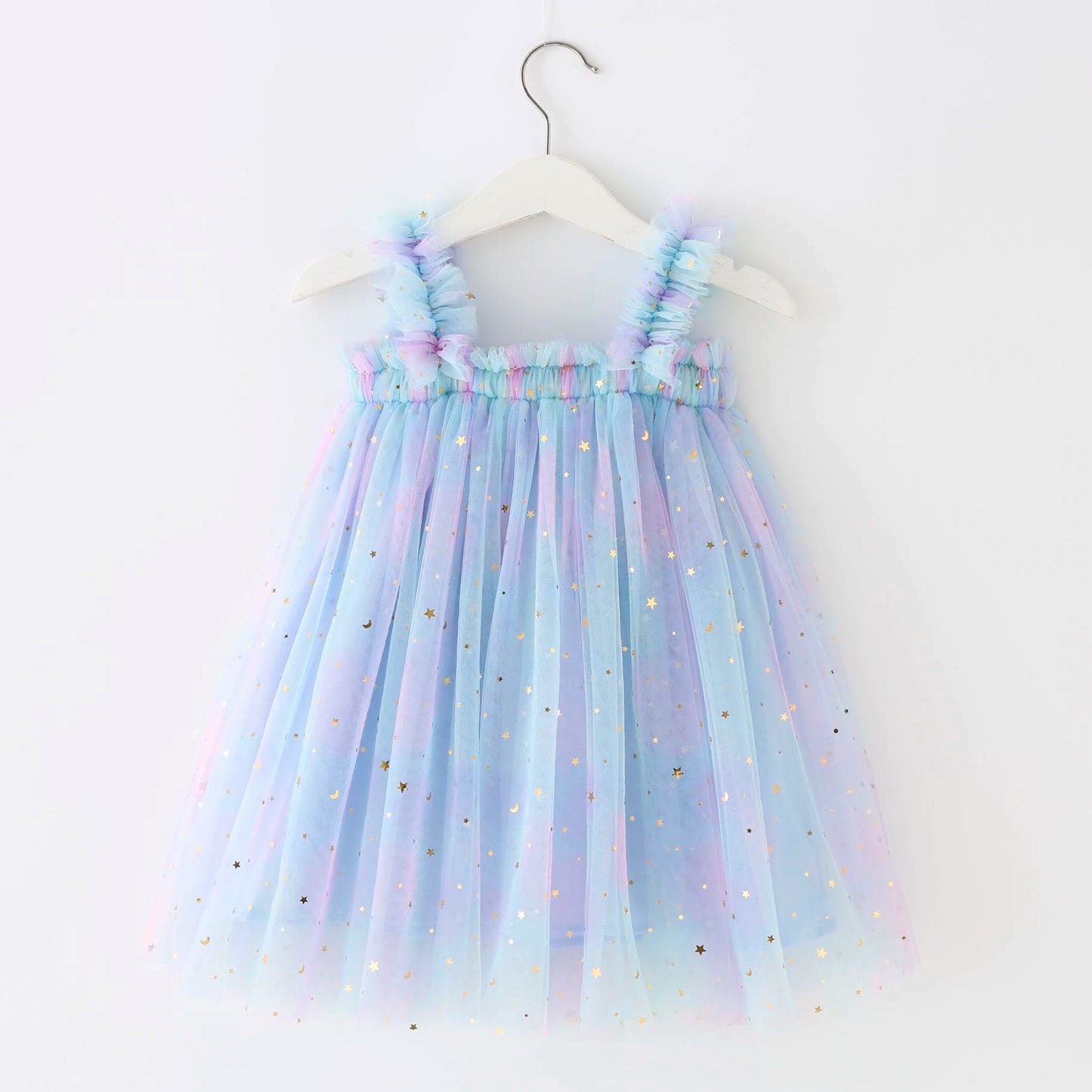 Olette Rainbow Sparkle Tulle Dress