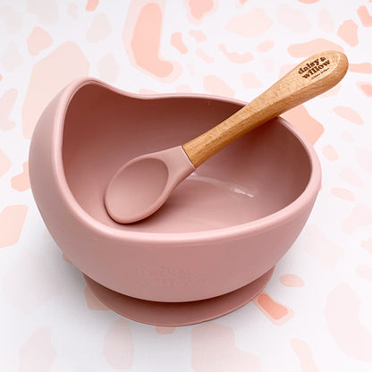 Silicone Suction Bowl & Spoon