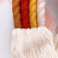 Boho Rainbow Macrame Wall Hanging - Brown, Red & Yellow