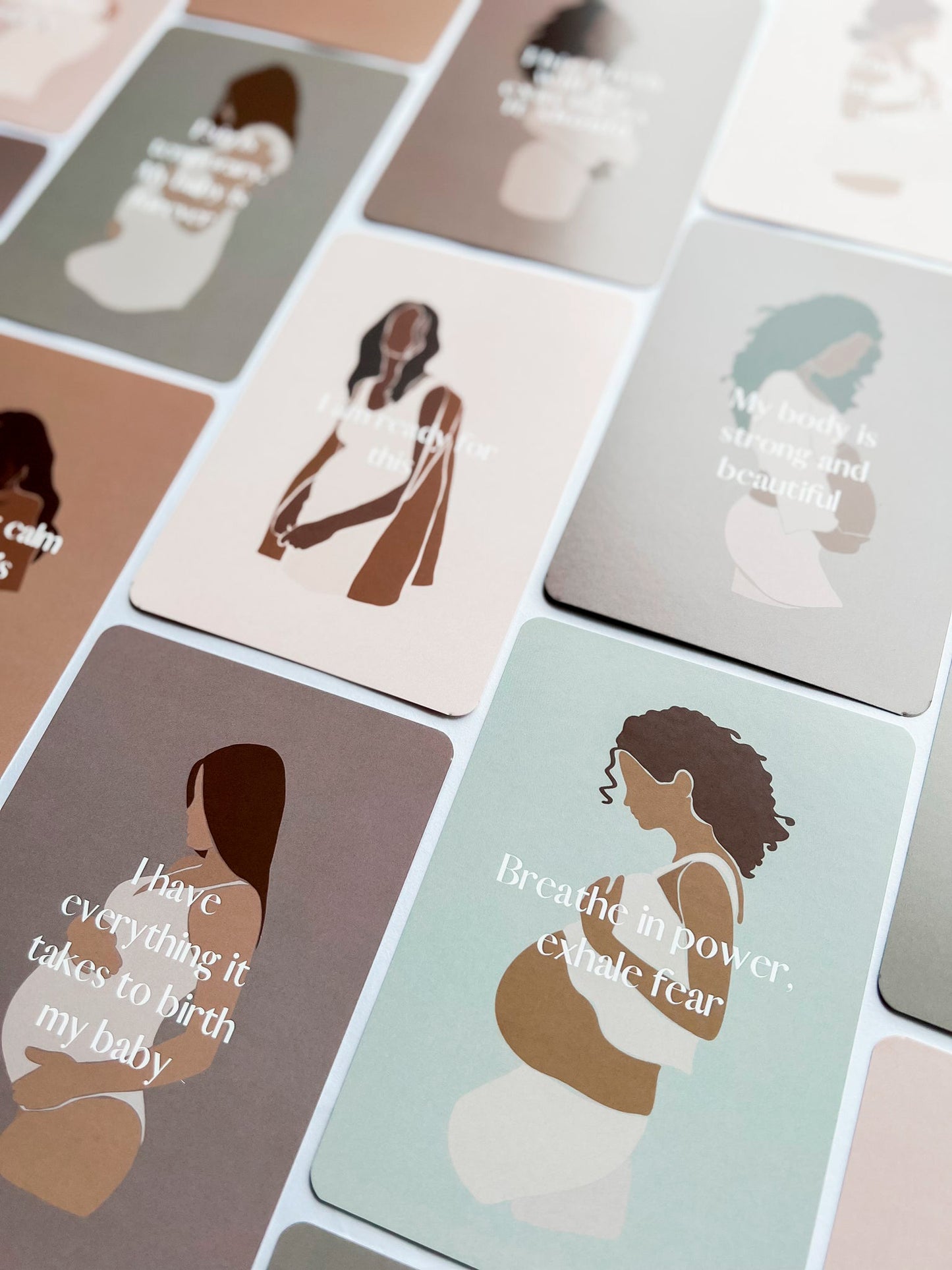 Birth & Labour Affirmation Cards - Set of 32