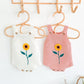 Clementine Sunflower Knitted Romper