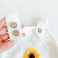 Clementine Sunflower Knitted Romper