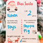 Christmas Milestone Photo Board