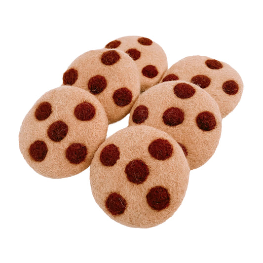 Felt Choc Chip Cookies - Set of 3