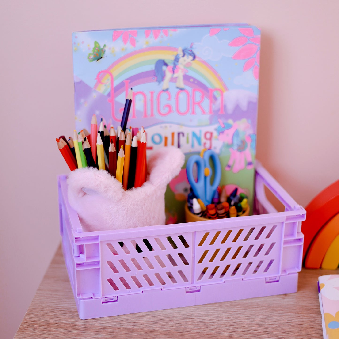 Foldable Stacking Storage Crates
