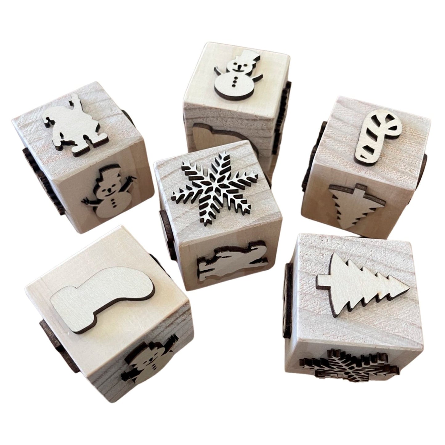 Christmas Wooden Stamp Block