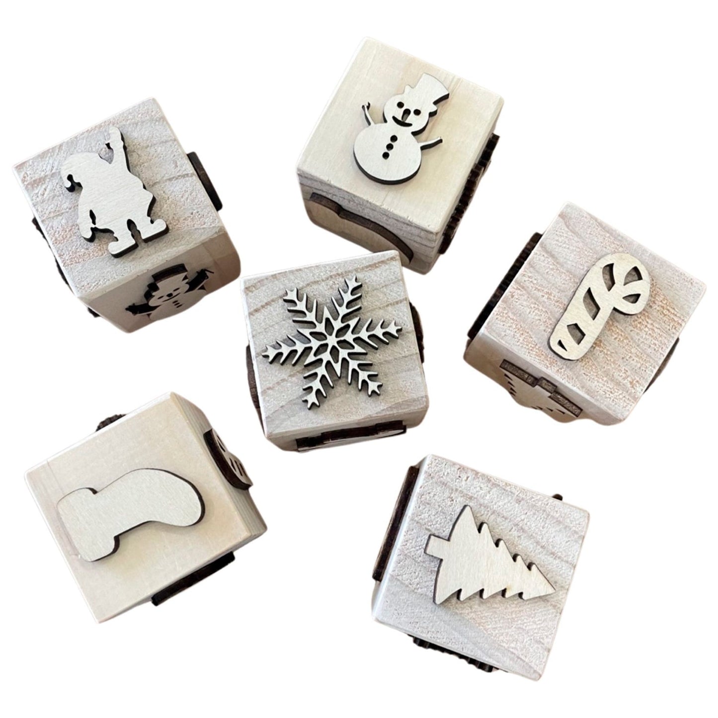 Christmas Wooden Stamp Block