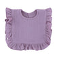 Nellie Ruffle Frill Muslin Bib