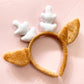Reindeer Antler Plush Headband