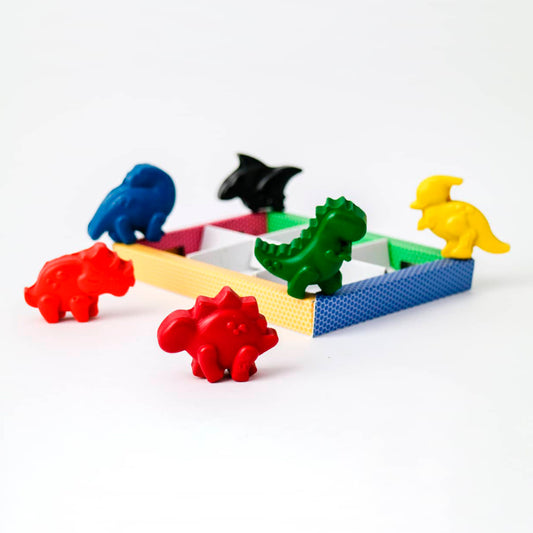 Dino Mountain Crayons - Set of 6
