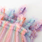 Olette Rainbow Sparkle Tulle Dress