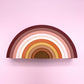 Silicone Rainbow Stacker Large - Earthy