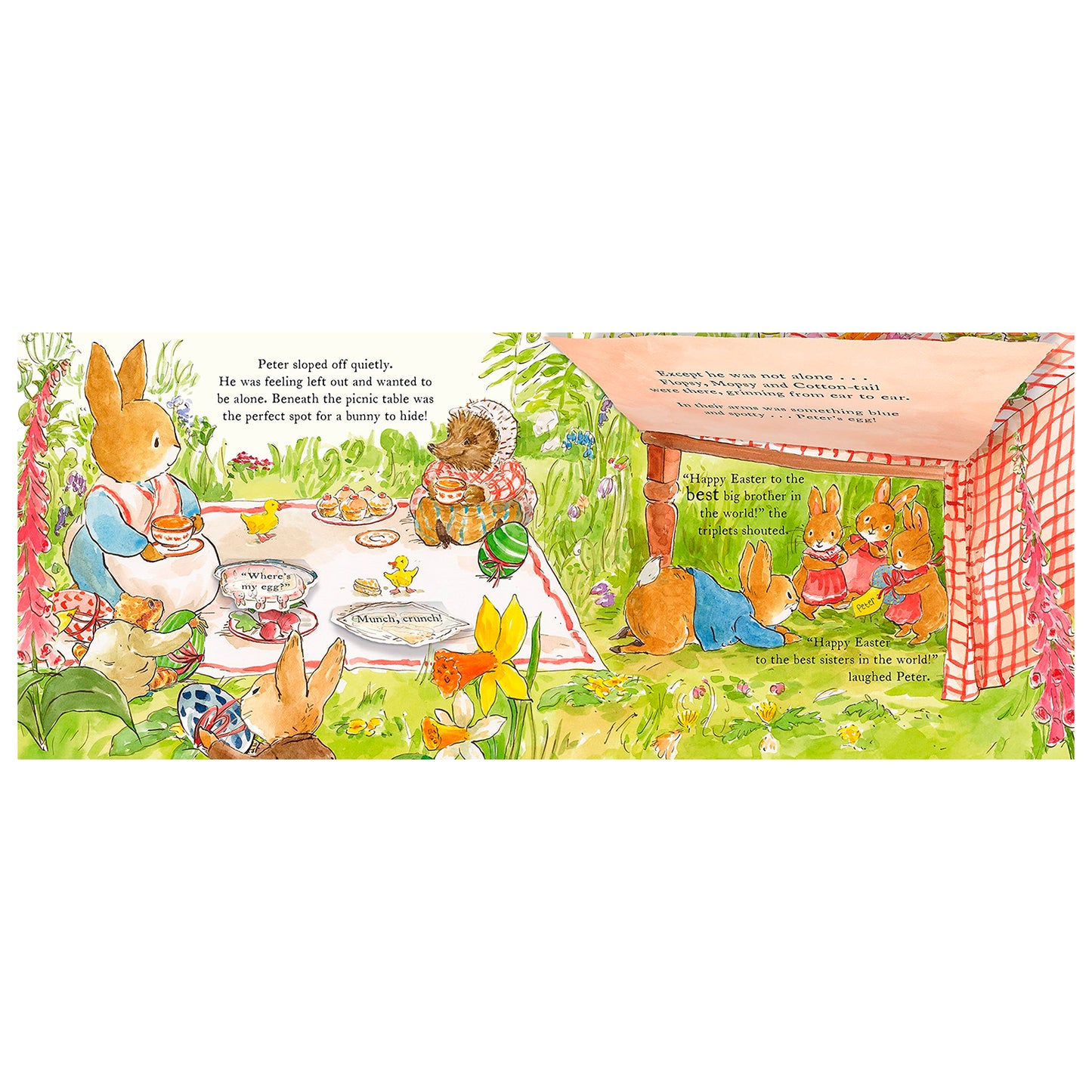 Peter Rabbit The Great Big Easter Egg Hunt: A Lift-The-Flap Storybook by Beatrix Potter
