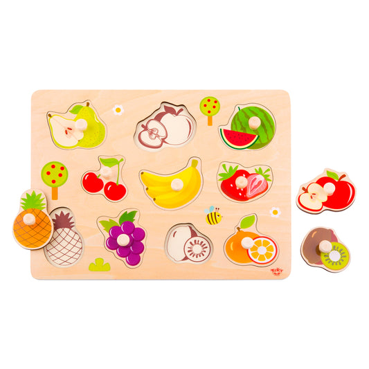 Fruit Wooden Peg Puzzle