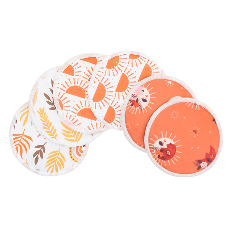 Reusable Bamboo Nursing Breast Pads - Set of 6