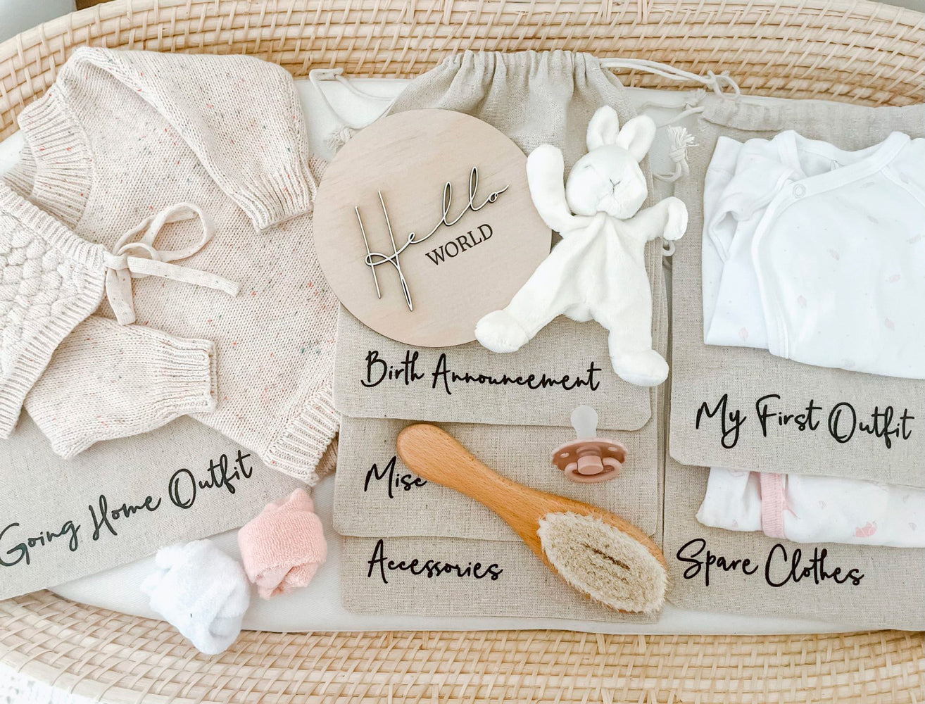 Hospital Bag Organisers - Set of 6