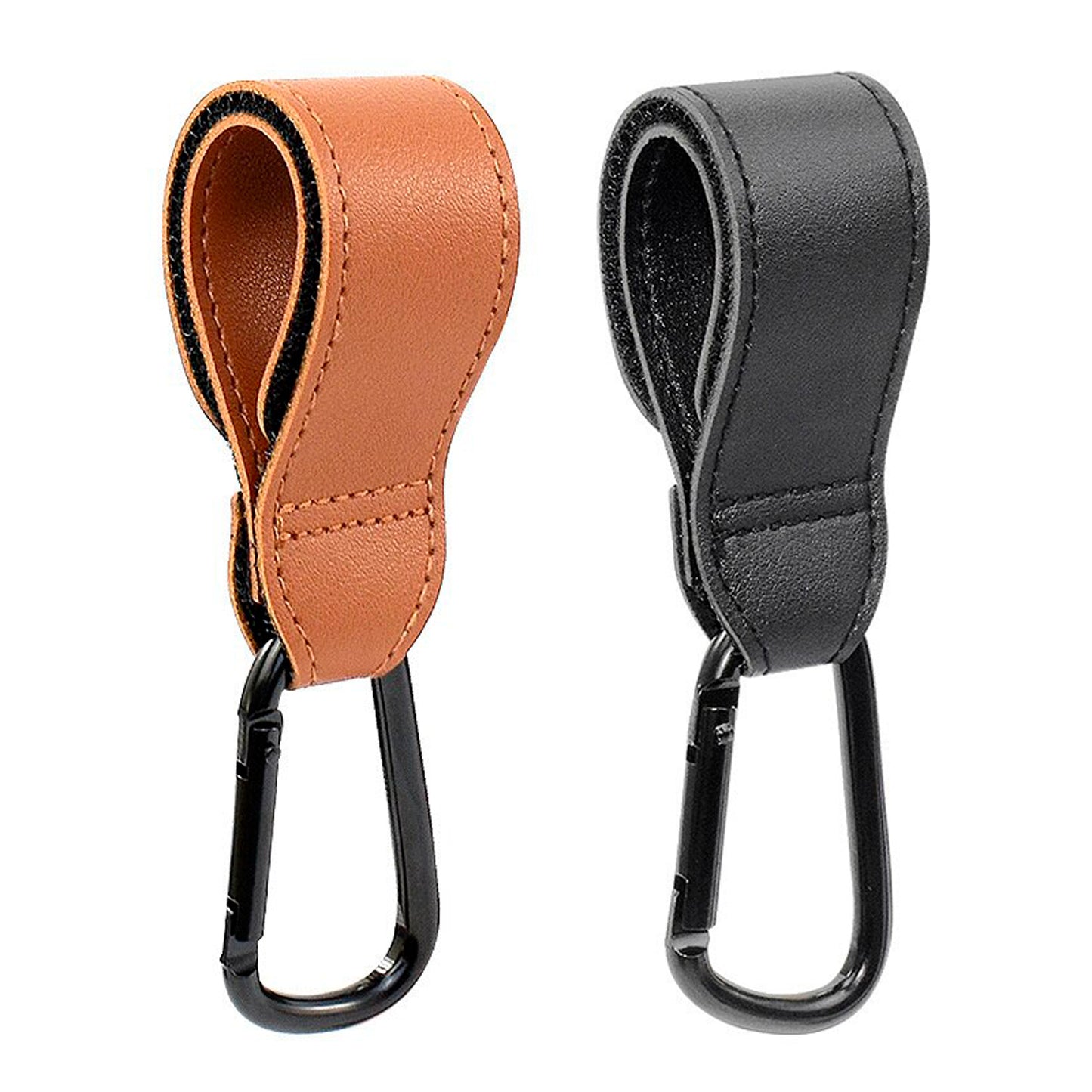 Vegan Leather Pram Hooks - Set of 2