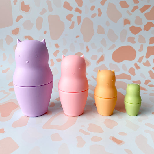 Kara Kitty Silicone Nesting Dolls