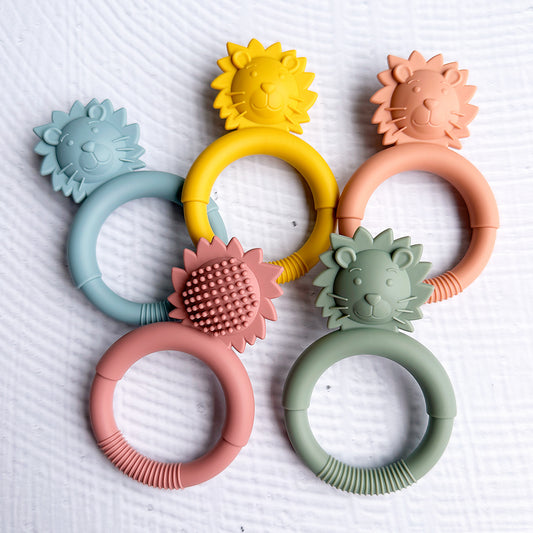 Leni The Lion Silicone Baby Teether