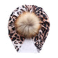 Lucinda Faux Fur Pom Pom Baby Turban