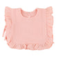 Nellie Ruffle Frill Muslin Bib