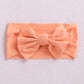 Heidi Ribbed Top Knot Bow Headband
