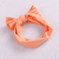 Heidi Ribbed Top Knot Bow Headband