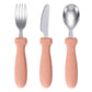 Big Kid Silicone & Stainless Steel Cutlery - 3 Piece Set