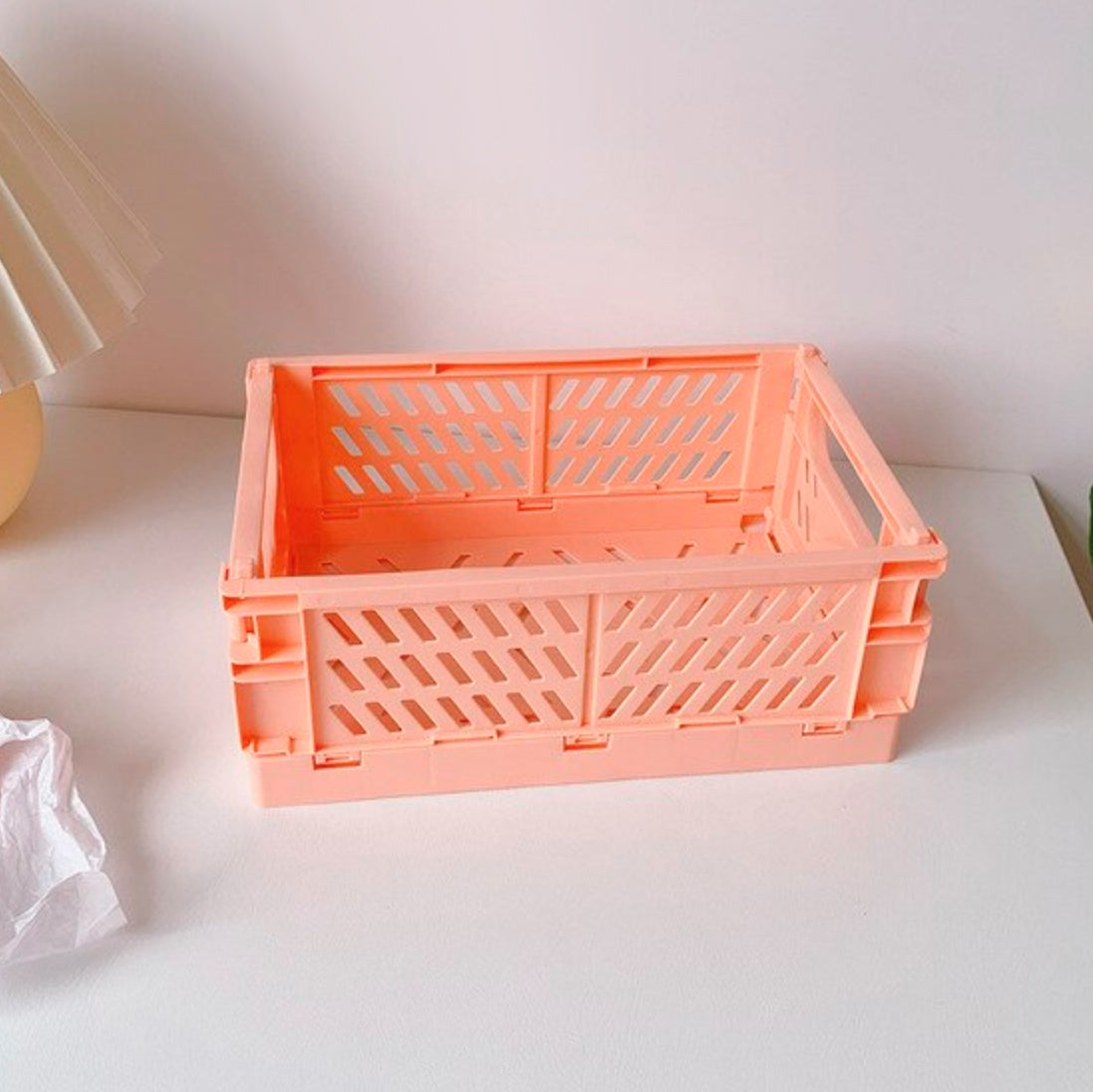 Foldable Stacking Storage Crates