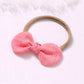 Maggie Linen Mini Bow Headband