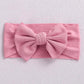 Heidi Ribbed Top Knot Bow Headband