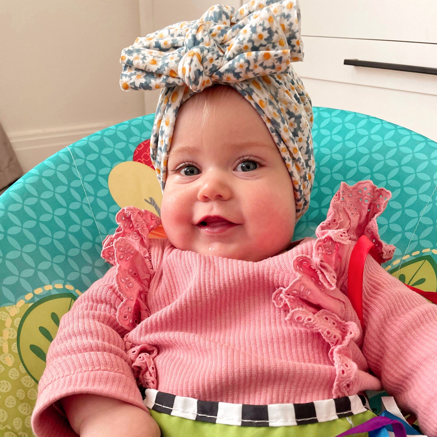 Meadow Floral Triple Knot Baby Turban