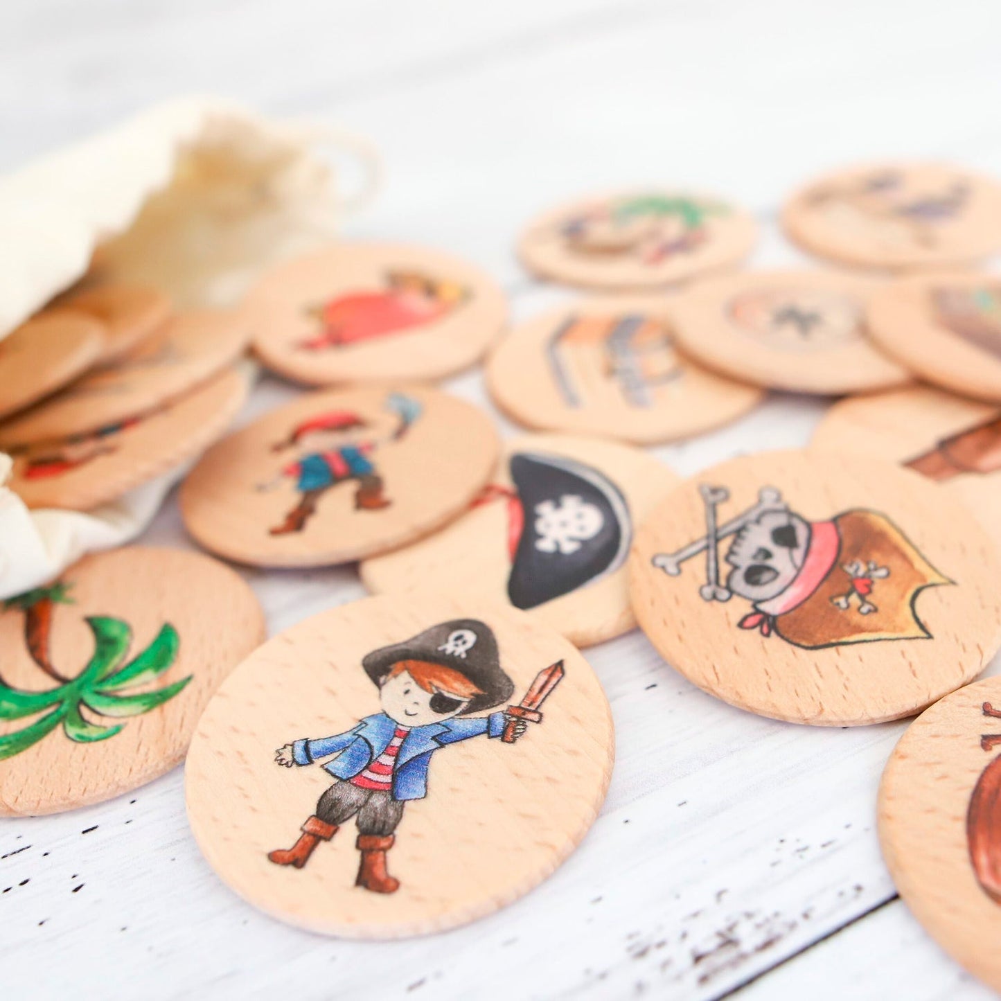 Pirate Memory Match Game