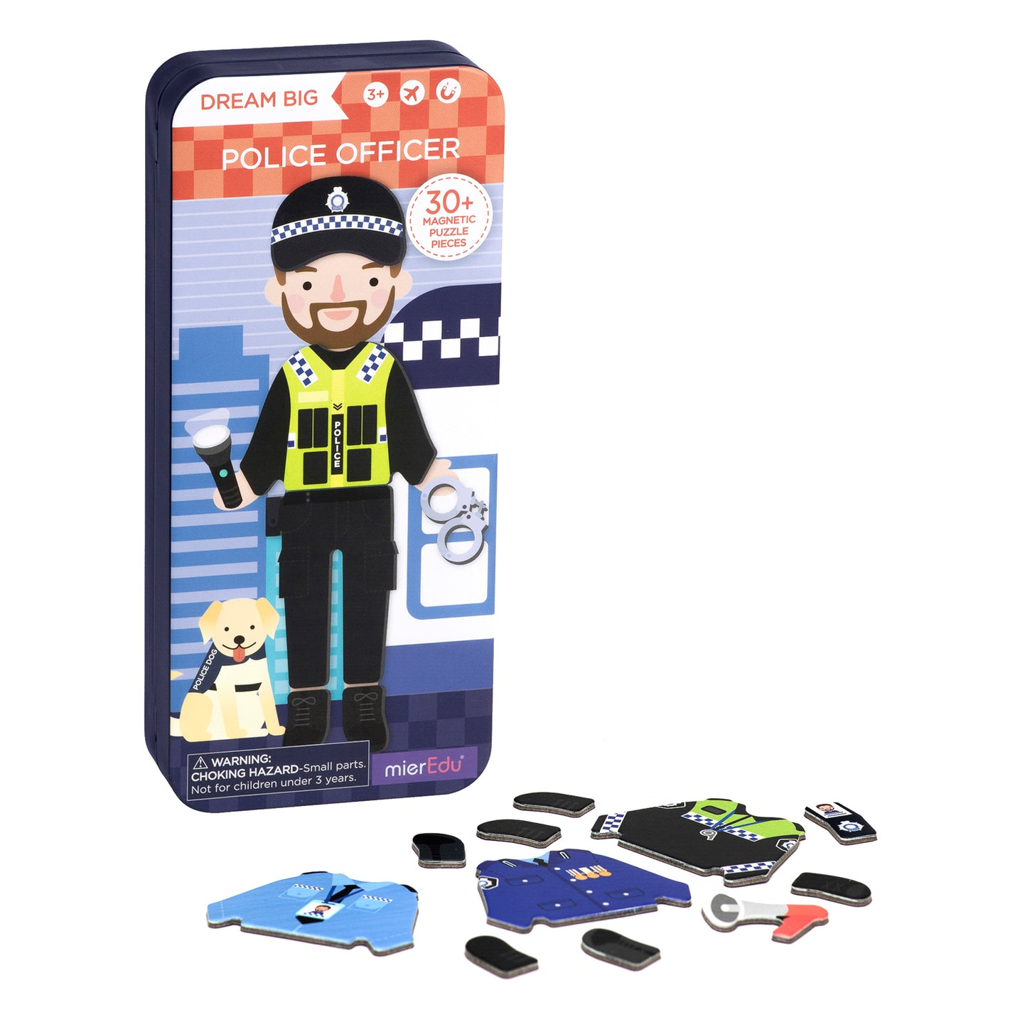 Magnetic Puzzle Box - Police Officer