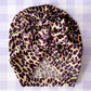 Gwendolyn Velvet Leopard Triple Knot Baby Turban