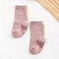 Little Dinosaur Coral Fleece Non-Slip Floor Socks