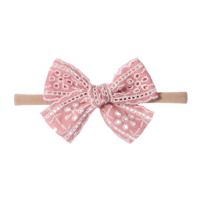Fifi Vintage Lace Bow Headband