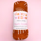 Muslin Baby Swaddle - Rust Rainbow
