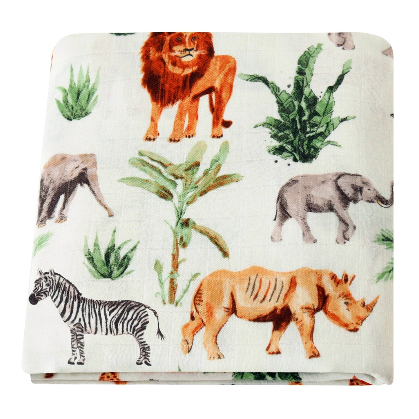 Muslin Baby Swaddle - Jungle Safari