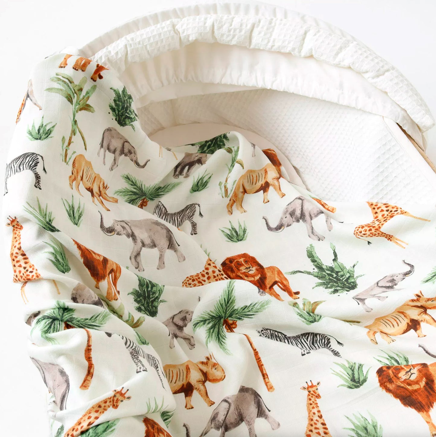 Muslin Baby Swaddle - Jungle Safari