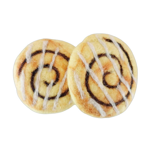 Felt Cinnamon Scrolls - Set of 2