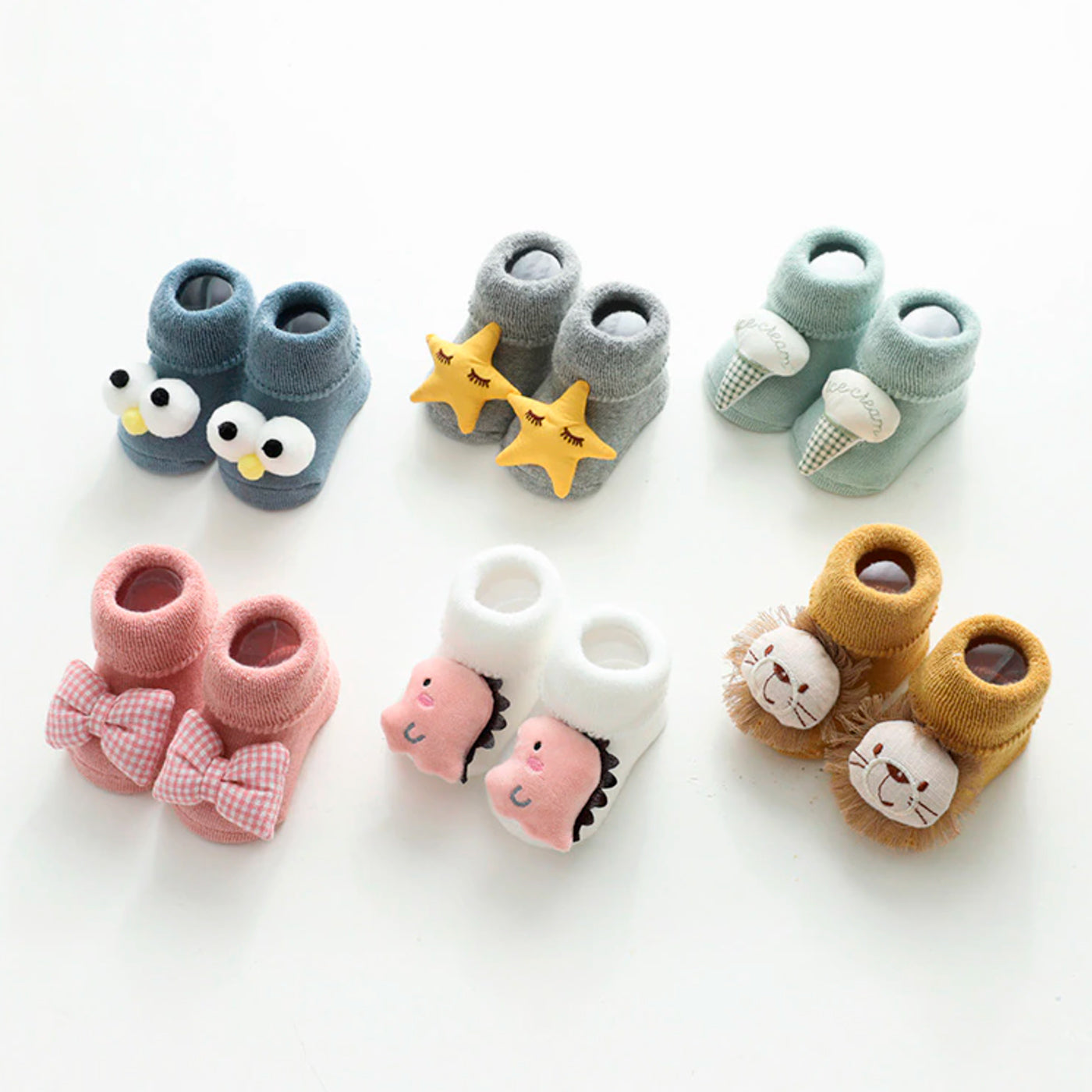 Baby Plush Cartoon Non-Slip Winter Socks