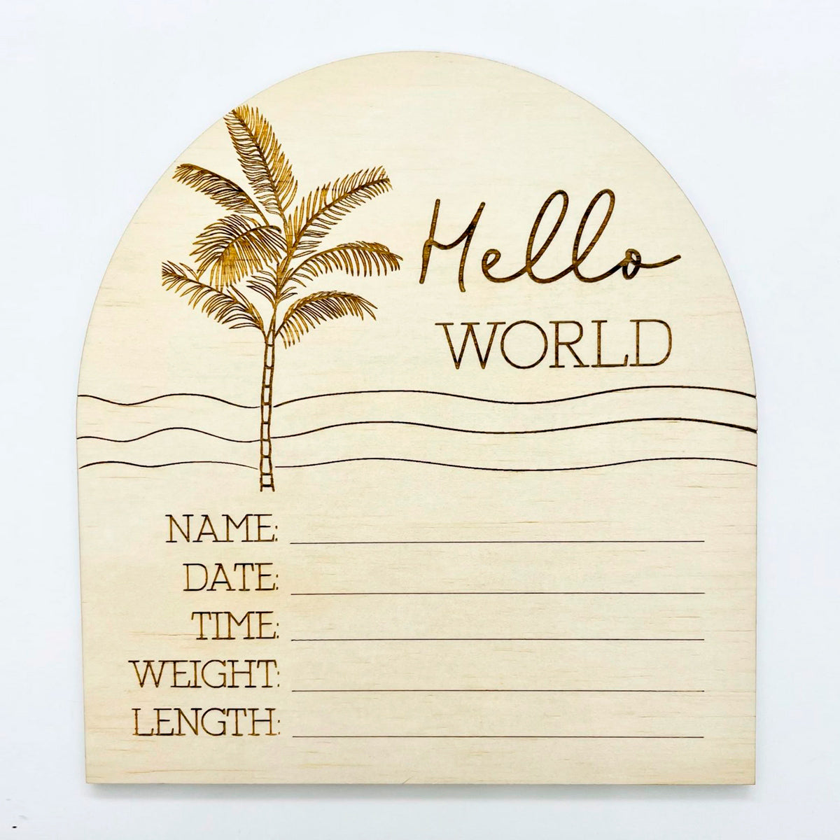 Mystic Arch Birth Announcement Disc - Summer Vibe