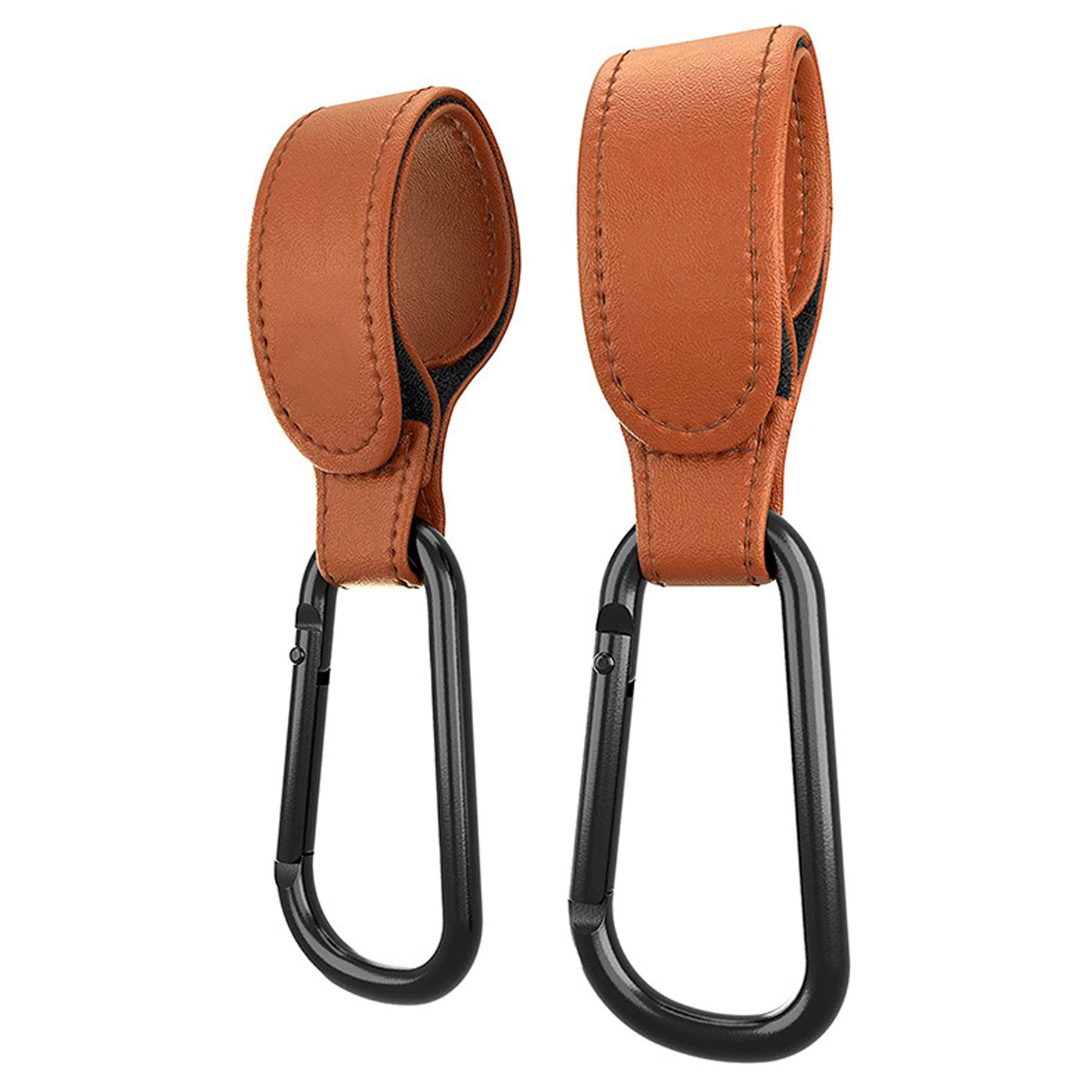 Vegan Leather Pram Hooks - Set of 2