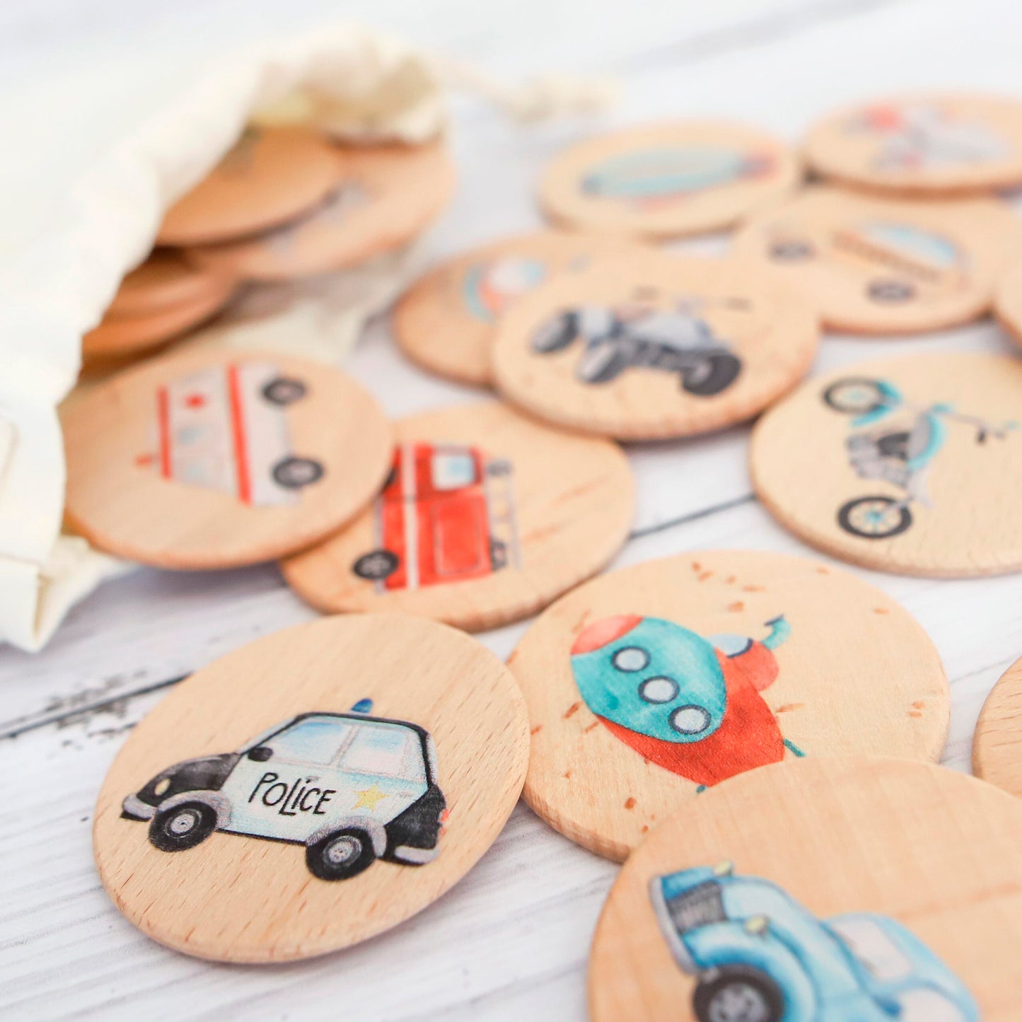 Transport Memory Match Game